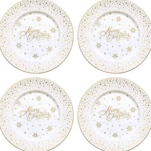 Easy Life Tableware Set 4 Porcelain dessert plates 19 cm