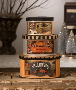 Halloween Moth Boxes S3 TL2353 Bethany Lowe