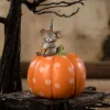Halloween Mouse On Pumpkin MA2077 Bethany Lowe