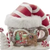 Kurt Adler GBJ0017 Claydough Elf Hat Led House