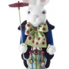 Kurt Adler HA0382 Hollywood White Rabbit Nutcracker