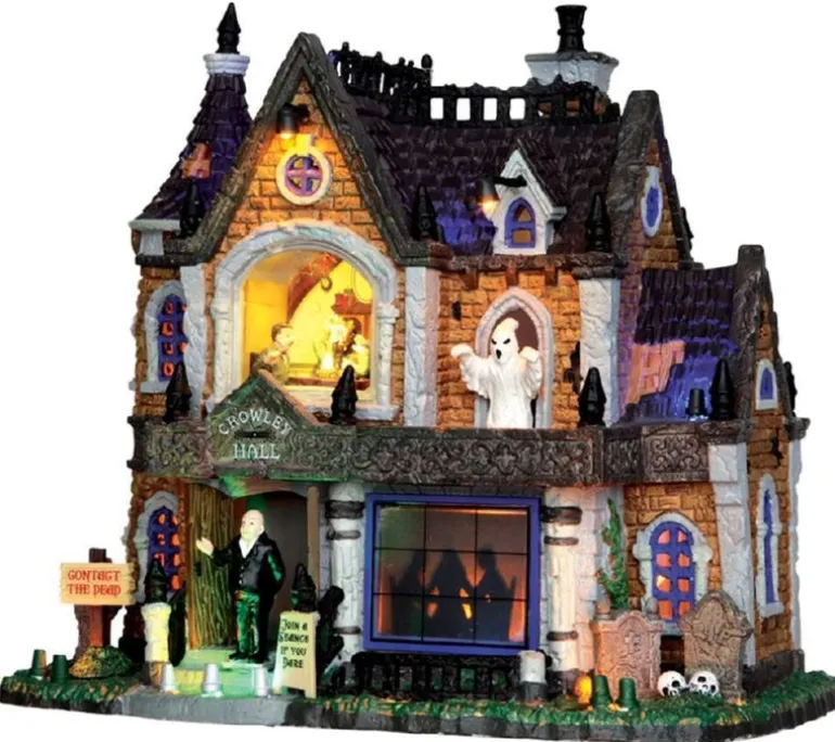 Lemax Crowley Hall, With 4.5V Adaptor 35552 Lemax Spooky Town