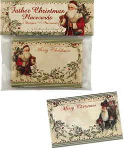 LG2068 Bethany Lowe Vintage Santa Placecards