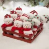 LM8177 Bethany Lowe Crate Of Snowmen Set of 9